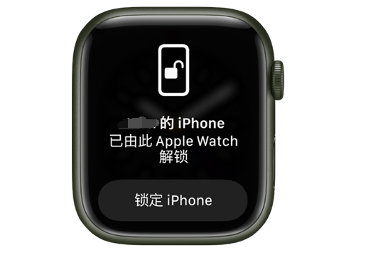 克东苹果手机维修分享用 AppleWatch 解锁配备面容 ID 的 iPhone方法 